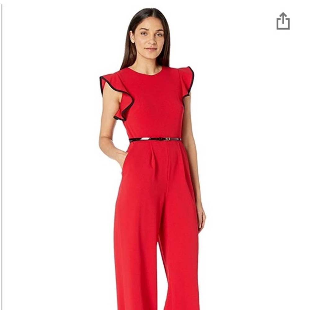 Calvin Klein Red Jumpsuit